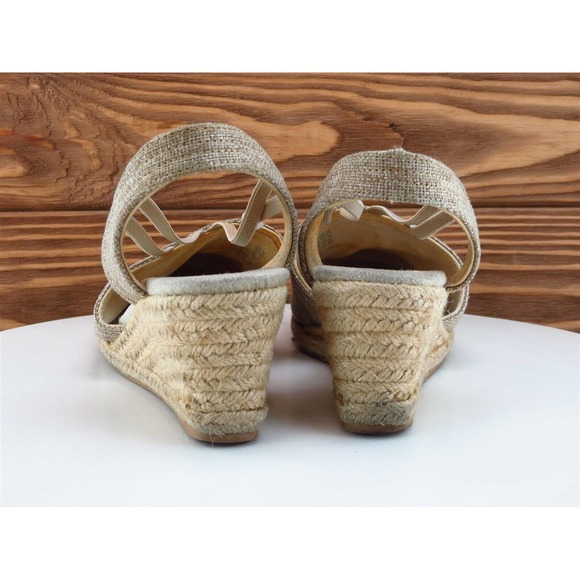 GNWflex Size‎ 7 Slingback Heel Beige Synthetic M Width Morgan - Picture 7 of 10